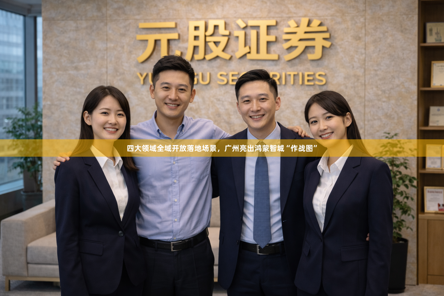 四大领域全域开放落地场景，广州亮出鸿蒙智城“作战图”