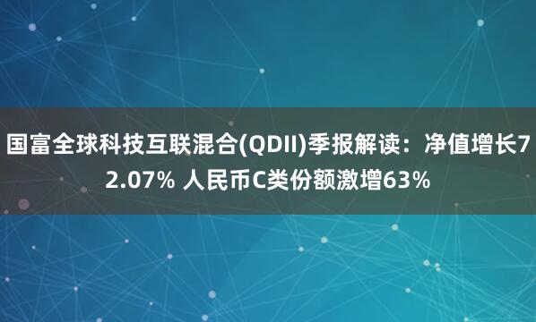 国富全球科技互联混合(QDII)季报解读：净值增长72.07% 人民币C类份额激增63%