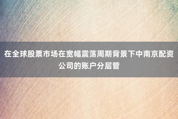 在全球股票市场在宽幅震荡周期背景下中南京配资公司的账户分层管