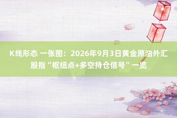 K线形态 一张图：2026年9月3日黄金原油外汇股指“枢纽点+多空持仓信号”一览
