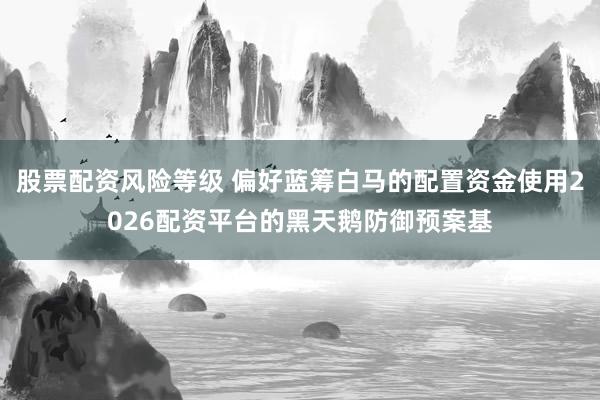 股票配资风险等级 偏好蓝筹白马的配置资金使用2026配资平台的黑天鹅防御预案基